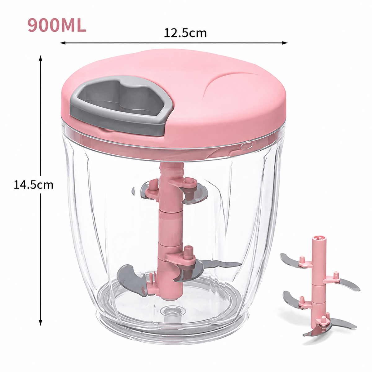 Turbo Chop Pro™ Manual Food Chopper (500/900ML)
