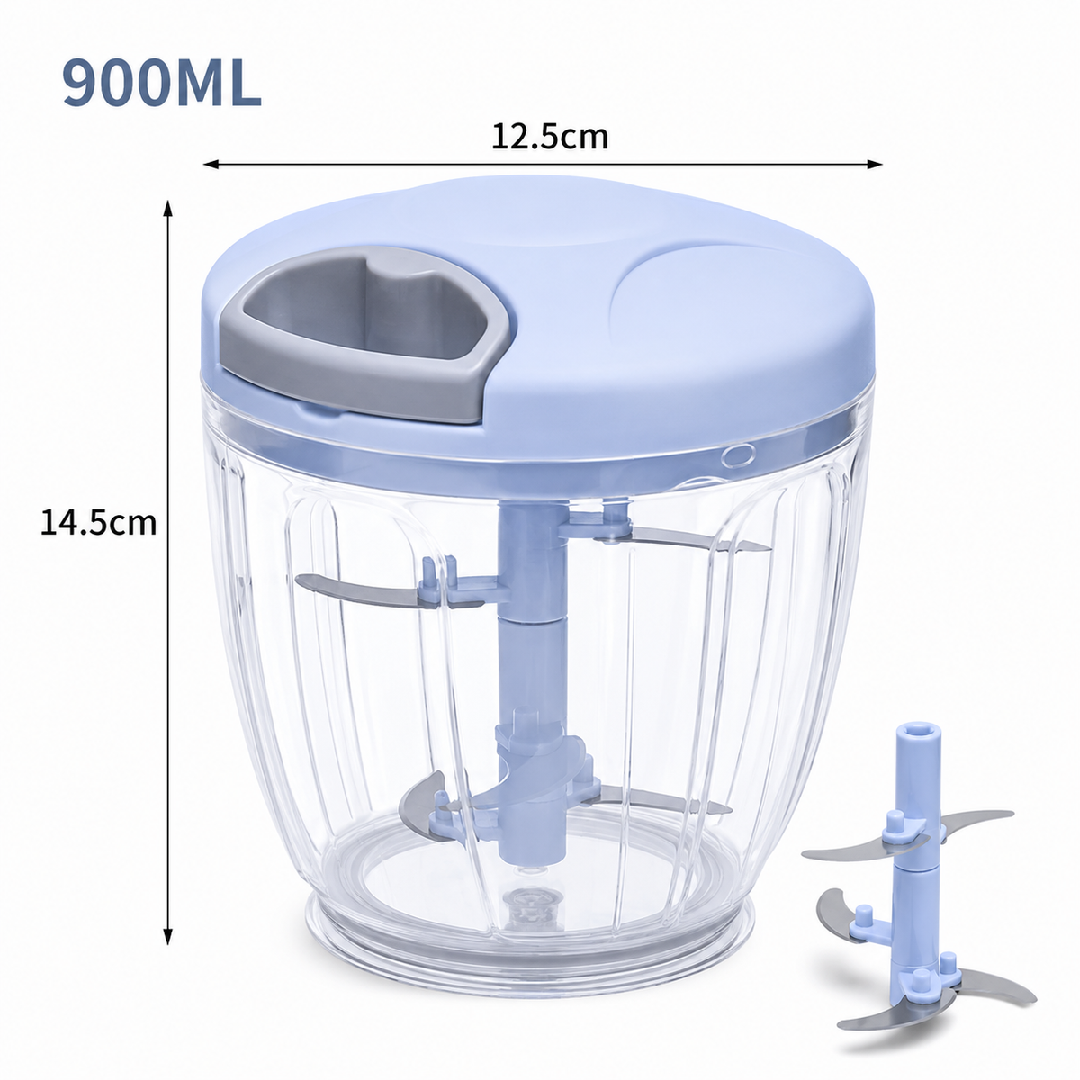Turbo Chop Pro™ Manual Food Chopper (500/900ML)