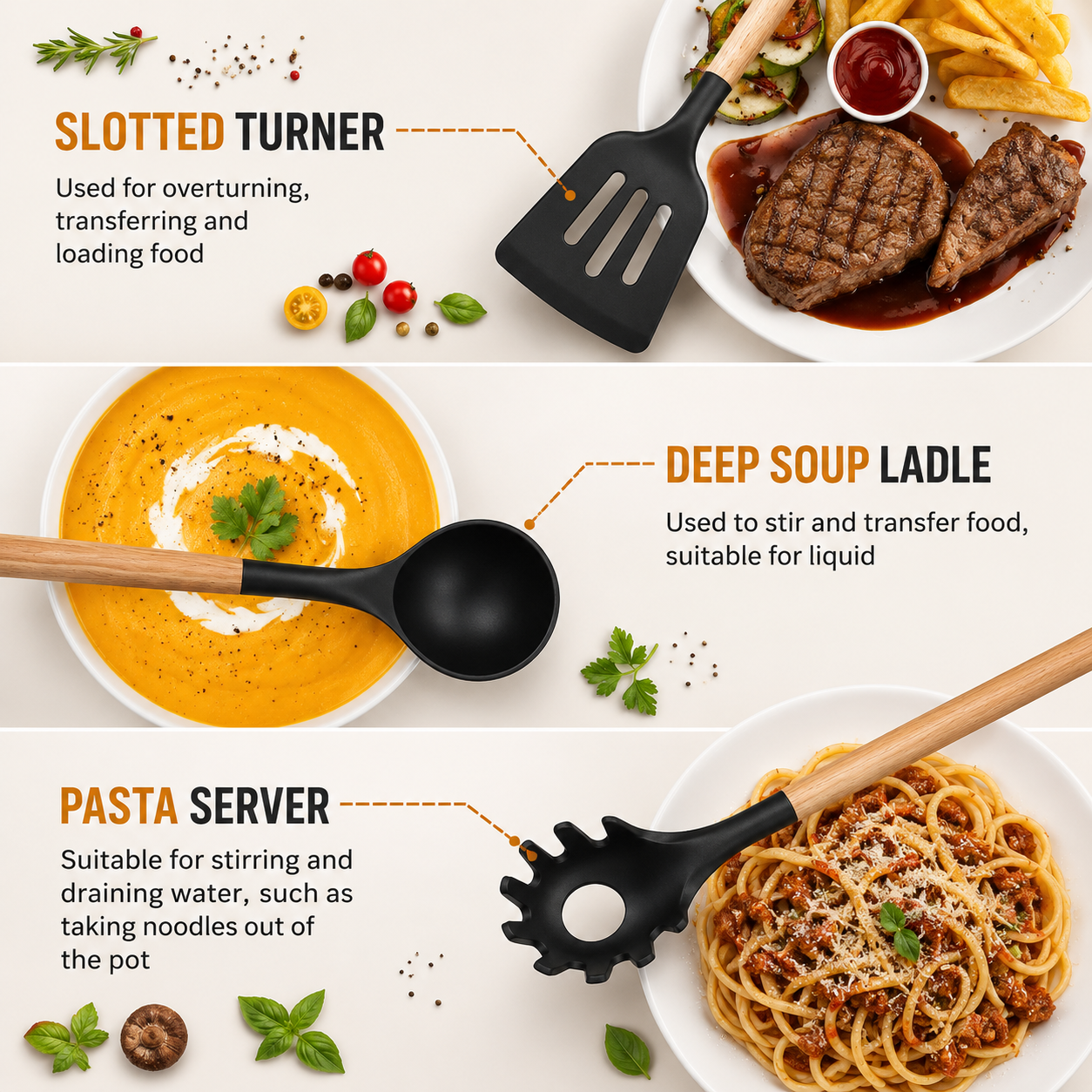 Premium 12-Piece Silicone Kitchen Utensil Set with Wooden Handles & Holder – Heat Resistant, Food Grade & Non-Stick Safe