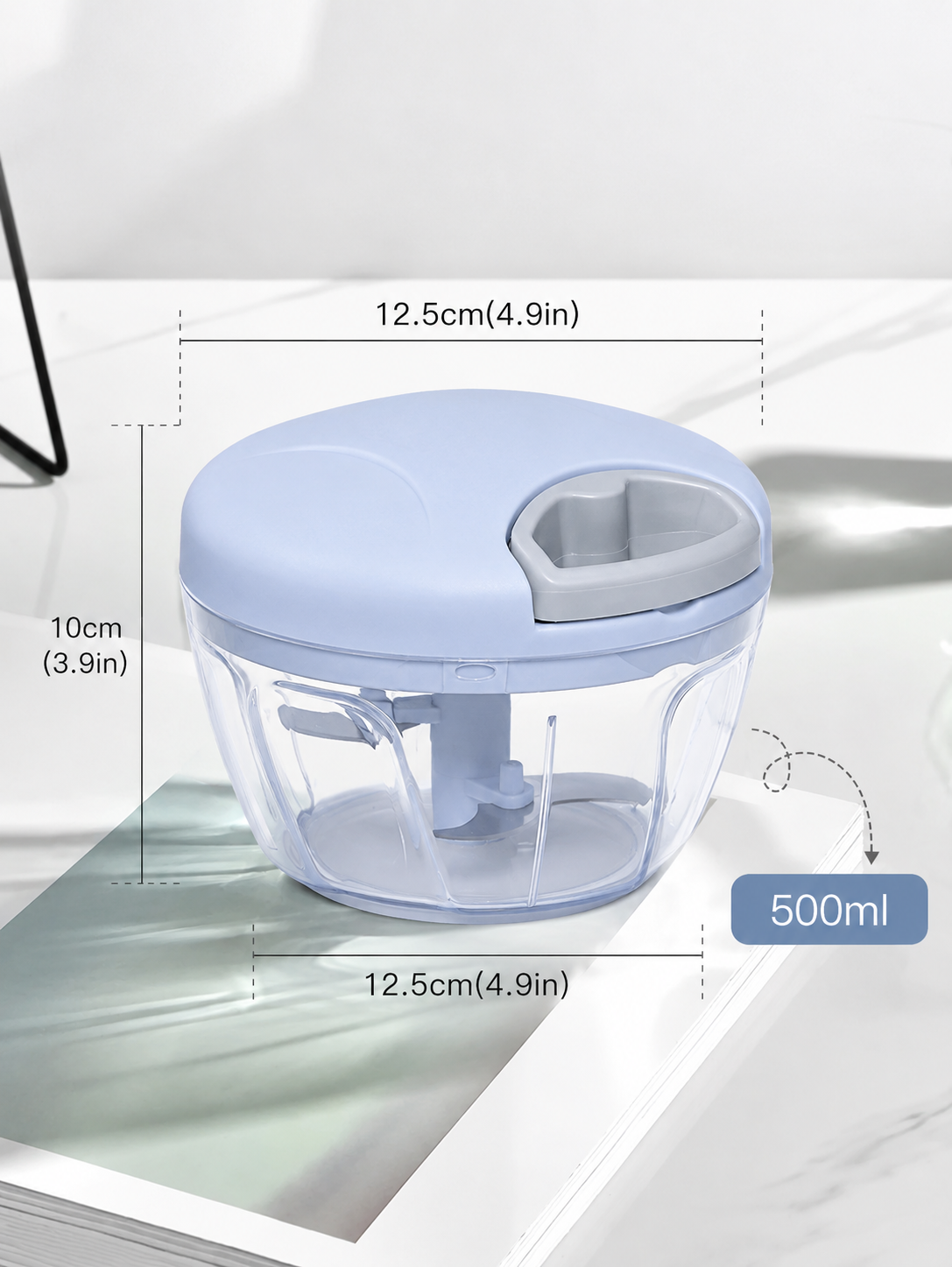 Turbo Chop Pro™ Manual Food Chopper (500/900ML)