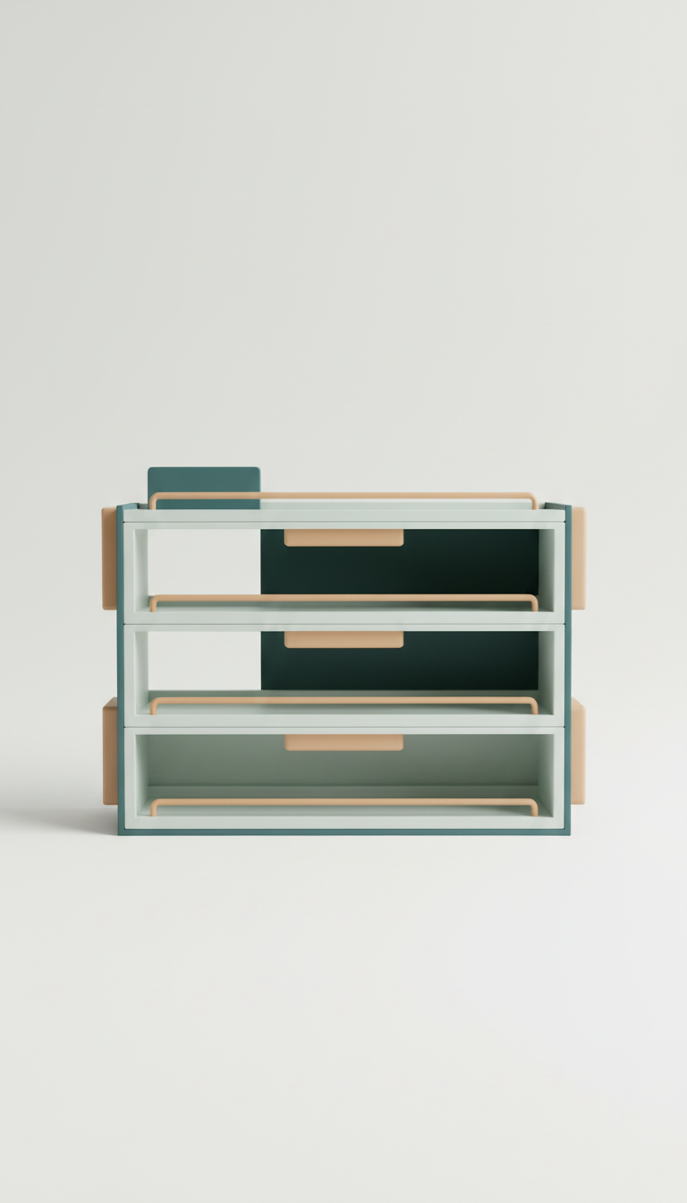 Spice organizer rack with clear tiers